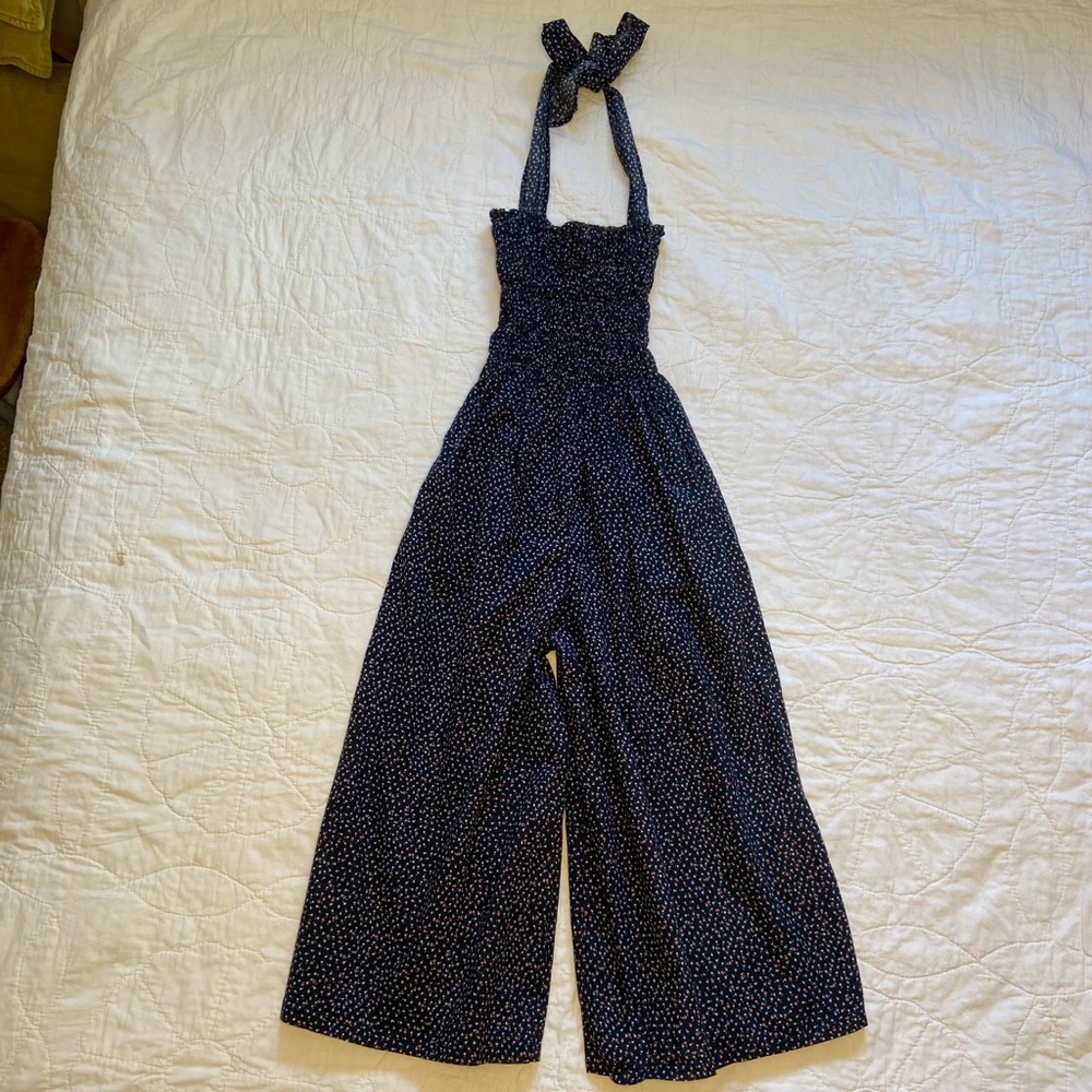 Vintage handmade smocked top jumpsuit - Picture 6 of 9